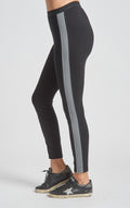 Legging with Printed Side Stripe